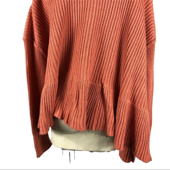 Free People Layer Cake Rose Sweater Size L - Picture 8 of 12